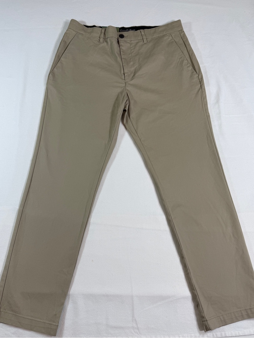 Goodfellow & Co Men’s Slim Fit Comfort Wear Chino Pants Khaki 33x30 NWT